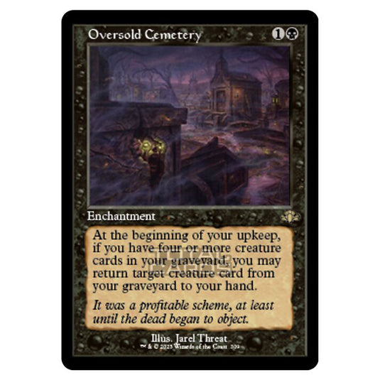 Magic The Gathering - Dominaria Remastered - Oversold Cemetery (Retro Frame) - 309/261