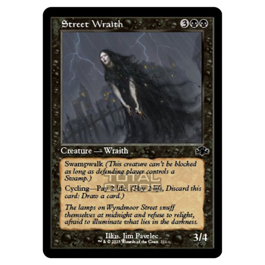 Magic The Gathering - Dominaria Remastered - Street Wraith (Retro Frame) - 311/261