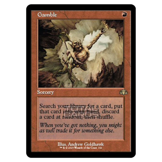 Magic The Gathering - Dominaria Remastered - Gamble (Retro Frame) - 321/261