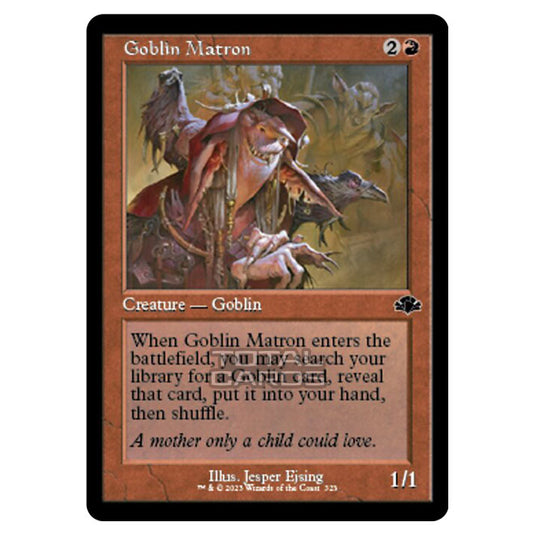 Magic The Gathering - Dominaria Remastered - Goblin Matron (Retro Frame) - 323/261