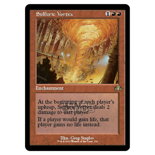 Magic The Gathering - Dominaria Remastered - Sulfuric Vortex (Retro Frame) - 332/261