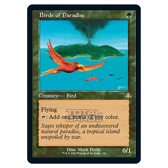 Magic The Gathering - Dominaria Remastered - Birds of Paradise (Retro Frame) - 336/261