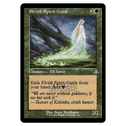 Magic The Gathering - Dominaria Remastered - Elvish Spirit Guide (Retro Frame) - 338/261