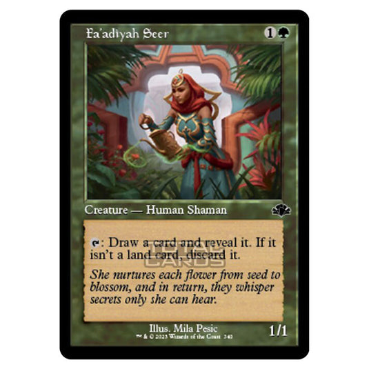 Magic The Gathering - Dominaria Remastered - Fa'adiyah Seer (Retro Frame) - 340/261