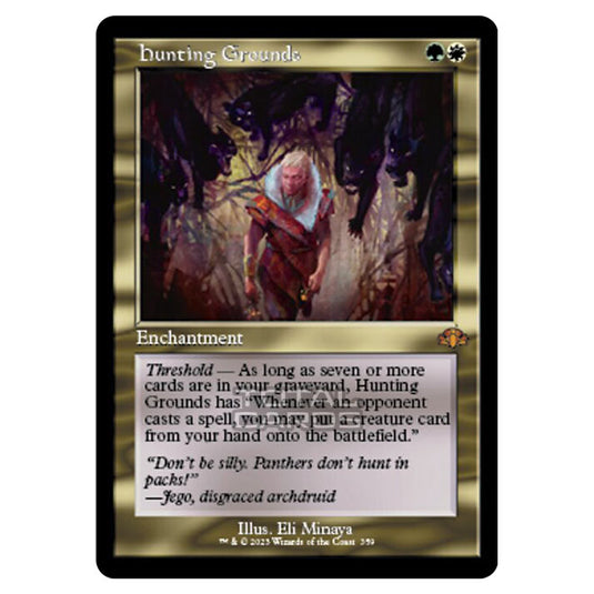 Magic The Gathering - Dominaria Remastered - Hunting Grounds (Retro Frame) - 359/261