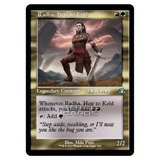 Magic The Gathering - Dominaria Remastered - Radha, Heir to Keld (Retro Frame) - 364/261