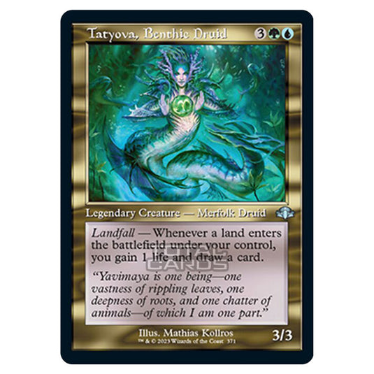 Magic The Gathering - Dominaria Remastered - Tatyova, Benthic Druid (Retro Frame) - 371/261