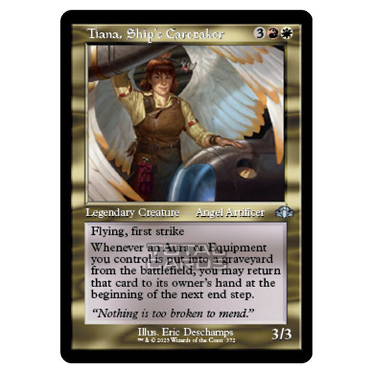 Magic The Gathering - Dominaria Remastered - Tiana, Ship's Caretaker (Retro Frame) - 372/261