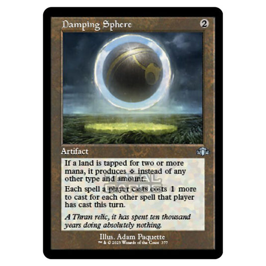 Magic The Gathering - Dominaria Remastered - Damping Sphere (Retro Frame) - 377/261