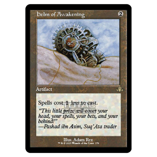 Magic The Gathering - Dominaria Remastered - Helm of Awakening (Retro Frame) - 379/261