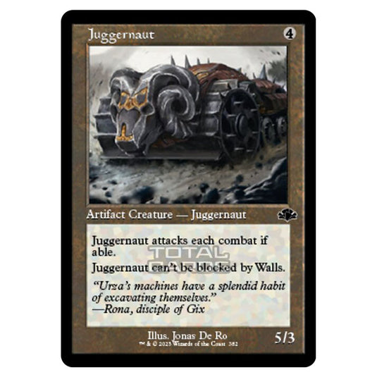 Magic The Gathering - Dominaria Remastered - Juggernaut (Retro Frame) - 382/261