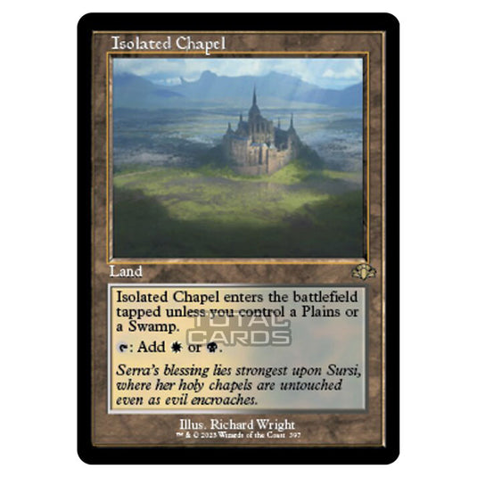 Magic The Gathering - Dominaria Remastered - Isolated Chapel (Retro Frame) - 397/261