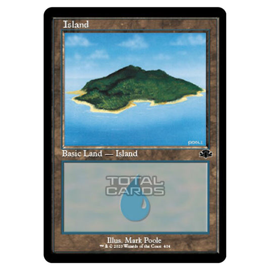 Magic The Gathering - Dominaria Remastered - Island (Retro Frame) - 404/261