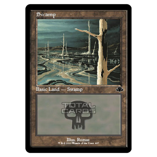 Magic The Gathering - Dominaria Remastered - Swamp (Retro Frame) - 407/261