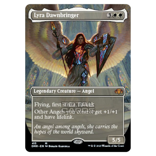 Magic The Gathering - Dominaria Remastered - Lyra Dawnbringer (Alternate-Art Borderless Card) - 413/261