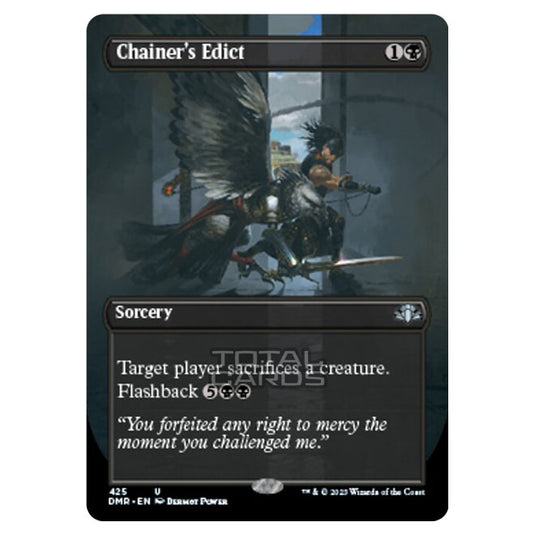 Magic The Gathering - Dominaria Remastered - Chainer's Edict (Alternate-Art Borderless Card) - 425/261