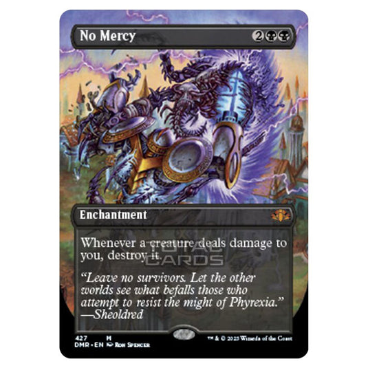 Magic The Gathering - Dominaria Remastered - No Mercy (Alternate-Art Borderless Card) - 427/261