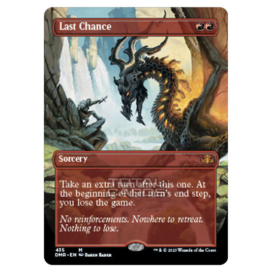 Magic The Gathering - Dominaria Remastered - Last Chance (Alternate-Art Borderless Card) - 435/261