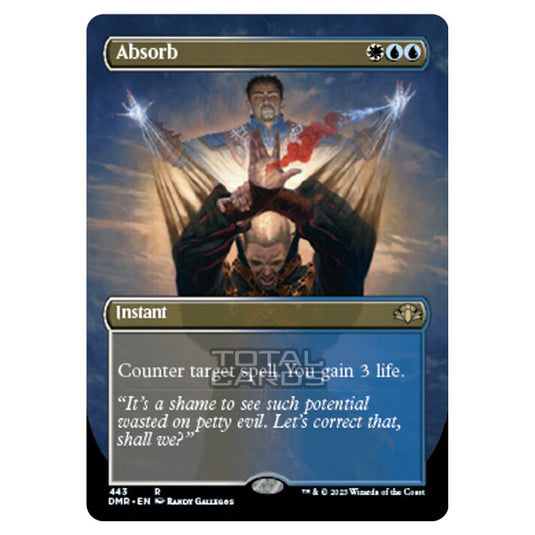 Magic The Gathering - Dominaria Remastered - Absorb (Alternate-Art Borderless Card) - 443/261