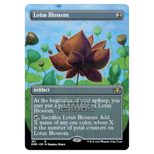 Magic The Gathering - Dominaria Remastered - Lotus Blossom (Alternate-Art Borderless Card) - 451/261