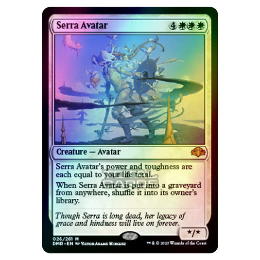 Magic The Gathering - Dominaria Remastered - Serra Avatar - 026/261 (Foil)