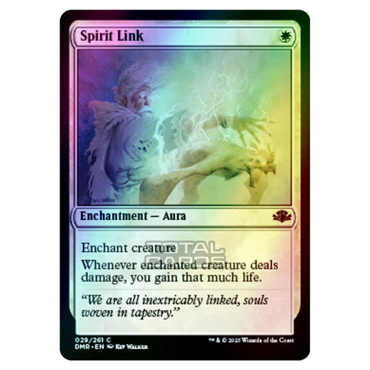 Magic The Gathering - Dominaria Remastered - Spirit Link - 029/261 (Foil)