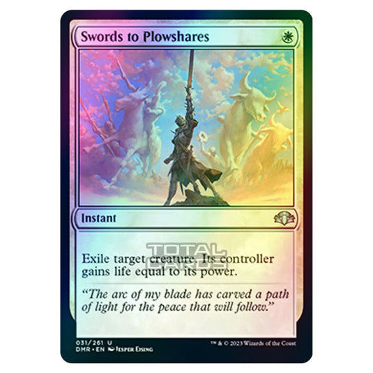 Magic The Gathering - Dominaria Remastered - Swords to Plowshares - 031/261 (Foil)