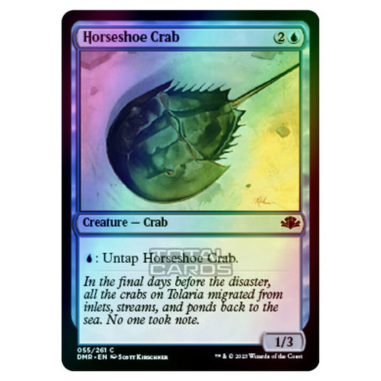 Magic The Gathering - Dominaria Remastered - Horseshoe Crab - 055/261 (Foil)