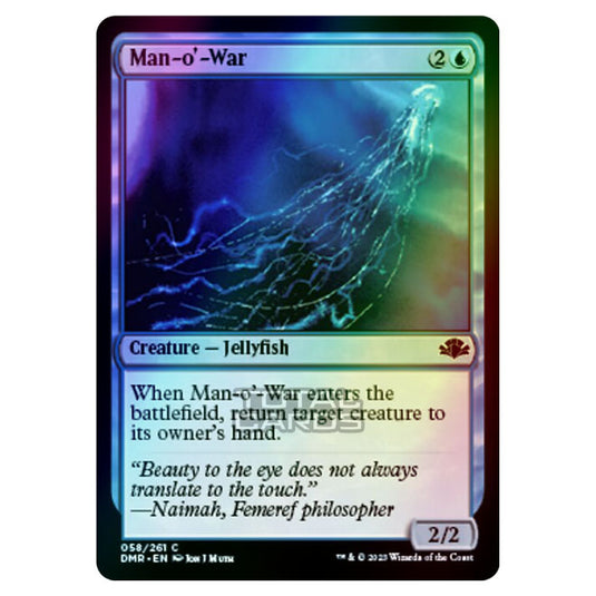 Magic The Gathering - Dominaria Remastered - Man-o'-War - 058/261 (Foil)