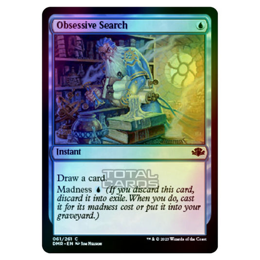 Magic The Gathering - Dominaria Remastered - Obsessive Search - 061/261 (Foil)