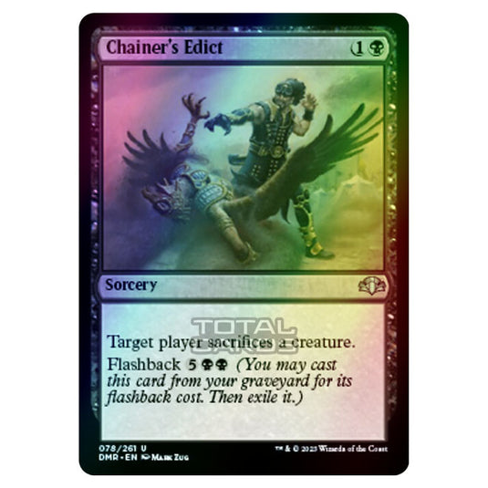 Magic The Gathering - Dominaria Remastered - Chainer's Edict - 078/261 (Foil)