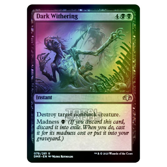 Magic The Gathering - Dominaria Remastered - Dark Withering - 079/261 (Foil)