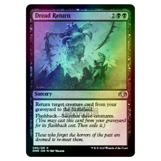 Magic The Gathering - Dominaria Remastered - Dread Return - 080/261 (Foil)