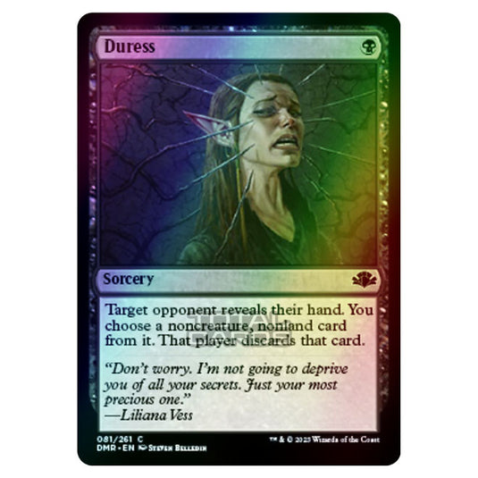 Magic The Gathering - Dominaria Remastered - Duress - 081/261 (Foil)