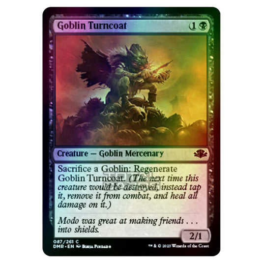 Magic The Gathering - Dominaria Remastered - Goblin Turncoat - 087/261 (Foil)