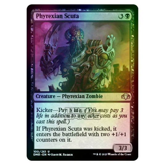 Magic The Gathering - Dominaria Remastered - Phyrexian Scuta - 100/261 (Foil)