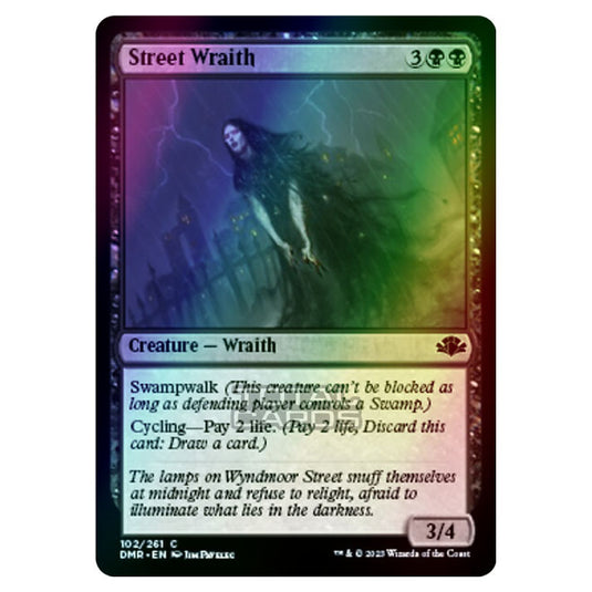 Magic The Gathering - Dominaria Remastered - Street Wraith - 102/261 (Foil)