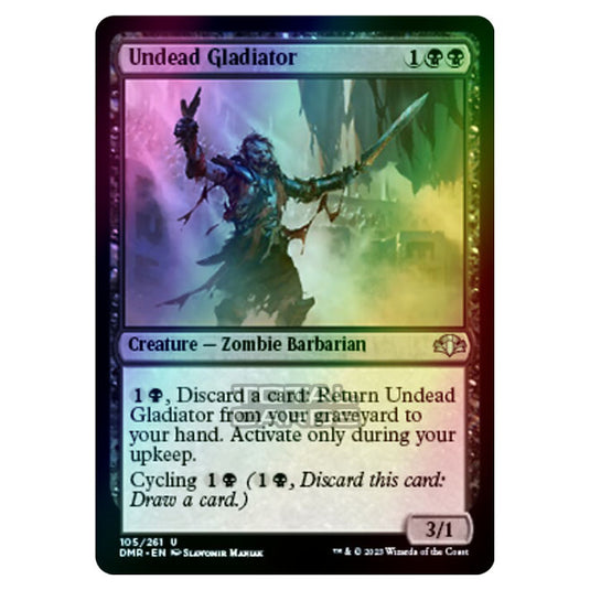 Magic The Gathering - Dominaria Remastered - Undead Gladiator - 105/261 (Foil)