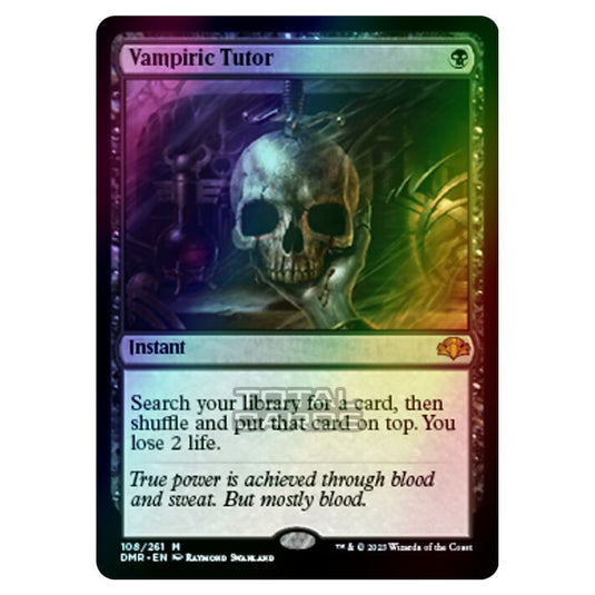 Magic The Gathering - Dominaria Remastered - Vampiric Tutor - 108/261 (Foil)