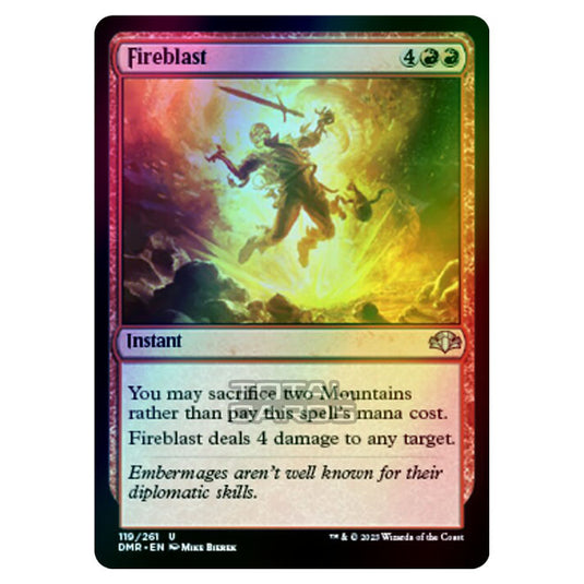 Magic The Gathering - Dominaria Remastered - Fireblast - 119/261 (Foil)