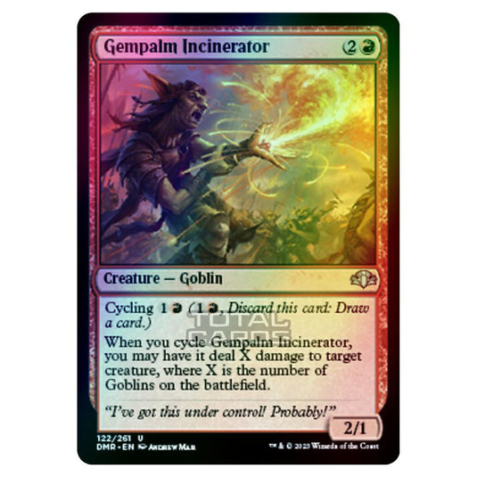 Magic The Gathering - Dominaria Remastered - Gempalm Incinerator - 122/261 (Foil)