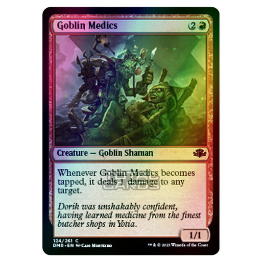 Magic The Gathering - Dominaria Remastered - Goblin Medics - 124/261 (Foil)