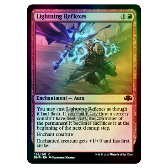 Magic The Gathering - Dominaria Remastered - Lightning Reflexes - 128/261 (Foil)