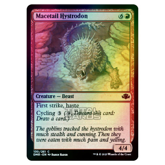 Magic The Gathering - Dominaria Remastered - Macetail Hystrodon - 130/261 (Foil)