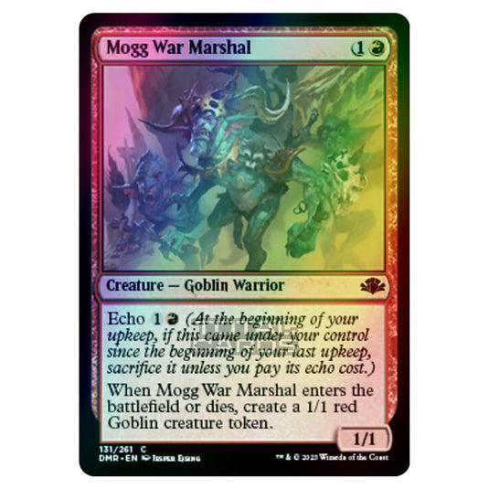 Magic The Gathering - Dominaria Remastered - Mogg War Marshal - 131/261 (Foil)