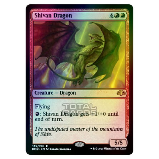 Magic The Gathering - Dominaria Remastered - Shivan Dragon - 135/261 (Foil)