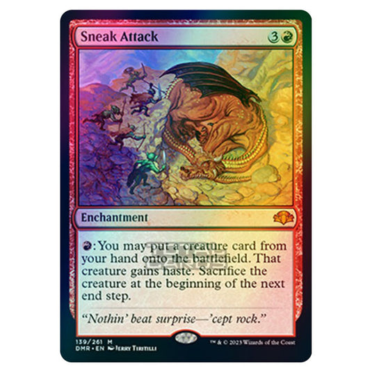 Magic The Gathering - Dominaria Remastered - Sneak Attack - 139/261 (Foil)