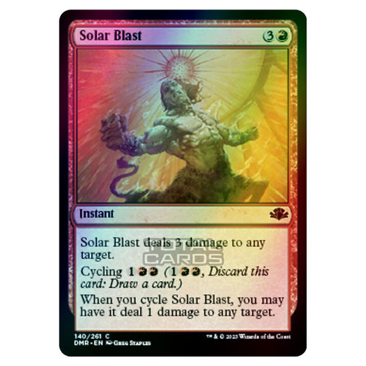 Magic The Gathering - Dominaria Remastered - Solar Blast - 140/261 (Foil)