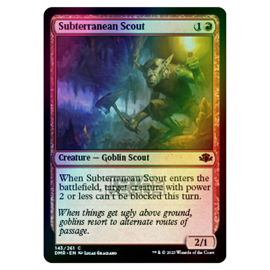 Magic The Gathering - Dominaria Remastered - Subterranean Scout - 143/261 (Foil)