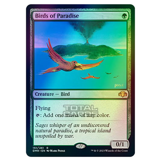 Magic The Gathering - Dominaria Remastered - Birds of Paradise - 151/261 (Foil)